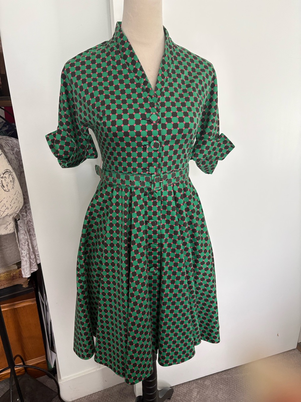 Holistil EURO sz38 PinUp Girl Retro 1950’s Swing Dress